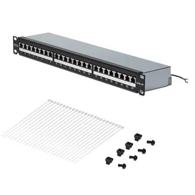 StarTech.com 24-Port 1U Shielded Cat6a Patch Panel with Metal Housing Cover and Grounding Wir, image 7