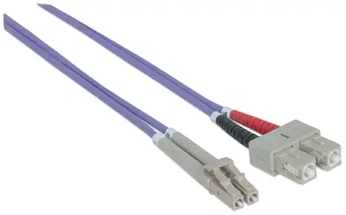 Intellinet 3M 10 ft LC/SC Multi Mode Fiber Cable, image 6