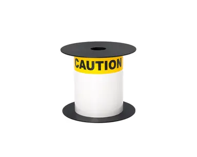 Brother International Corporat 3INX5IN TT ANSI/Osha Caution 3/4IN Yellow Header White Vinyl Label, image 4