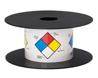 Brother International Corporat 2INX2IN TT Nfpa Color Diamonds White Label (Use BMSLPR03XX Ink Ribbons), 3MIL, 5, image 3