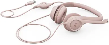 Logitech H390 USB Computer Headset - Rose, image 6
