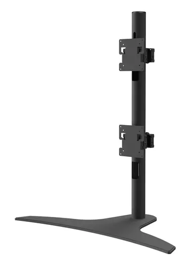 Peerless Industries Desktop Stand - Matte Black - Internal Cable Management Conceals All Cabling, image 6