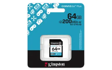 Kingston 64GB SDXC Canvas Go Plus GEN4 200MB/S C10 UHS-I U3 V30, image 7