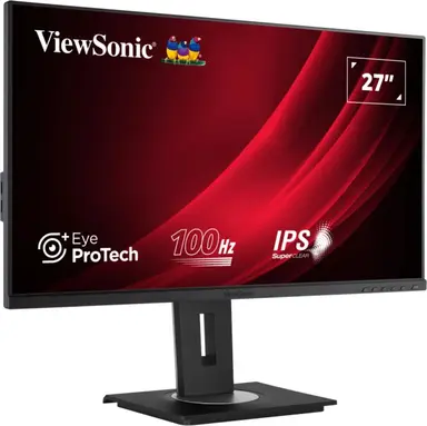 ViewSonic 27 in Ergonomic 40-Degree Tilt 1080P IPS Monitor W/ HDMI, DP, Vga., image 6