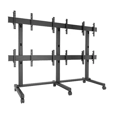 Chief Manufacturing FUSION3 X 2 Micro-Adjustable Large Freestanding Video Wall, image 4