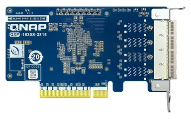 Qnap 4-PORT Minisas HD Host Bus Adapter Broadcom Aero SAS3816 PCIE 4.0 X 8 for TL S, image 6