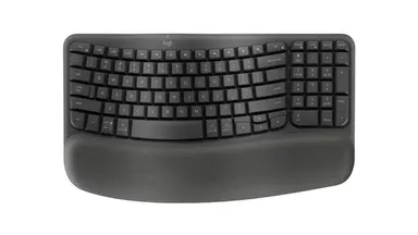 Logitech Wave Keys Wireless Ergonomic Keyboard - Graphite - US, image 4