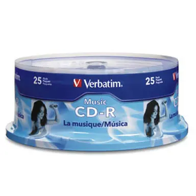 Verbatim Americas CD-R - 700 MB - 52X - 80 Minutes - Storage Media - CD-Recordable Disks Are Write