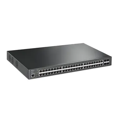 Omada Networks by TP Link Jetstream 48-Port Gigabit and 4-Port 10GE SFP+ L2+ Managed Switch with 48-Port