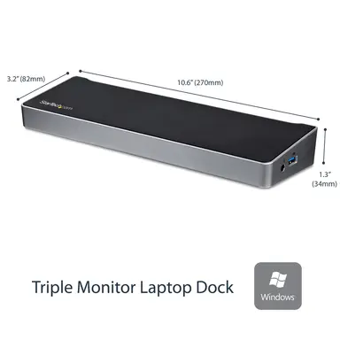 StarTech.com 4K USB Docking Station Supports 4K on One Display - Triple Display Docking Stati, image 6