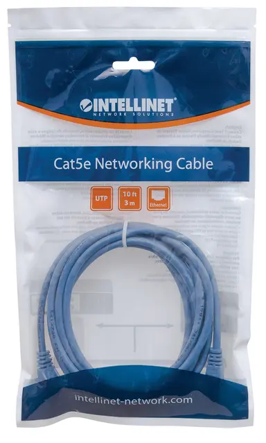 Intellinet 50 FT Blue Cat6 Snagless Patch Cable, image 8