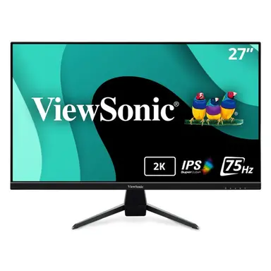 ViewSonic 27 in 2K QHD Thin-Bezel IPS Monitor with USB-C, HDMI, and Displayport., image 2