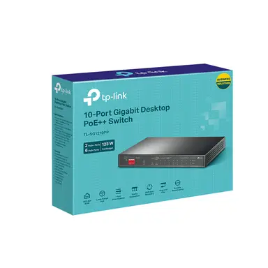 Omada Networks by TP Link 10-Port Gig PoE+ Desktop Switch, image 7