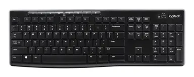Logitech Wireless Keyboard K270 - Midnight Black - US, image 8