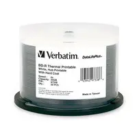 Verbatim Americas BD-R 25GB 16X White Thermal Print 50PK