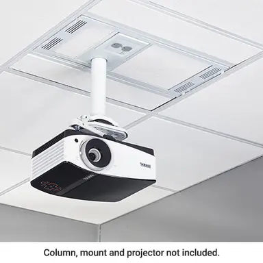 Chief Plenum Rated Storage Box and Column Drop - White - Optimal Pipe Flexibility