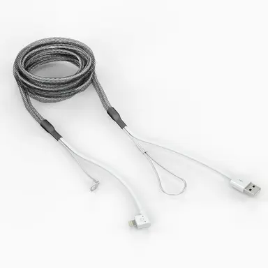 Bouncepad North America Reinforced 2M Mfi Lightning to USB-a Cable Makes Sure Your Tablets Are Secured