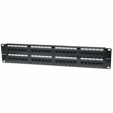 Patch Panel - Networking / Ports Qty: 48 - for Use with Unshielded Twisted Pair