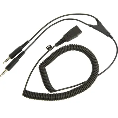 Jabra PC Cord - QD to 2X3.5MM