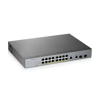 Zyxel Communications 16-PORT Gigabit POE+ L2 Web Managed Switch (250W) W/2 Sfp W/1Y Neb, image 4