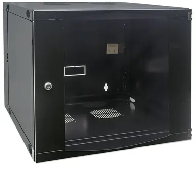 Intellinet 15U Double-Sectioned 19 in Wallmount Cabinet, Fully Assembled, Tempere, image 6