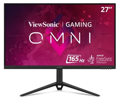 ViewSonic 27 in Omni 1080P 165HZ Ergonomic Gaming Monitor with AMD Freesync Premium.