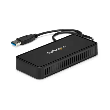 StarTech.com USB 3.0 Mini Dock with Dual Monitor DisplayPort 4K 60HZ / Gigabit Ethernet - Dis, image 4