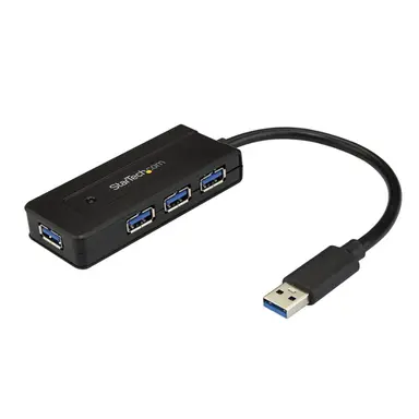 StarTech.com Portable 4-Port USB 3.0 Hub (5GBPS Superspeed) with USB Type-a Ports; USB Bus/SE, image 4