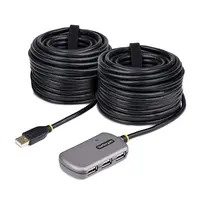 STARTECH.COM USB Extender Hub 24M USB 2.0 Extension Cable with 4-PORT Usb-A Hub ACTIVE/BUS, image 3
