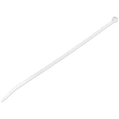StarTech.com 100 Pack of Cable Ties: Keep Cables Organized with 10 in (254 MM) White Zip Ties