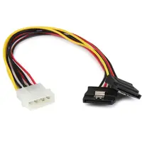 StarTech.com Power Two SATA Drives from a Single LP4 Power Supply Connector - LP4 to Dual Sat, image 3