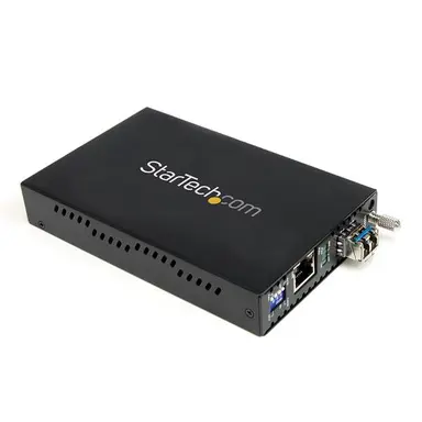 StarTech.com Convert and Extend a Gigabit Ethernet Connection up to 24.8 MILES/40KM Over Sing