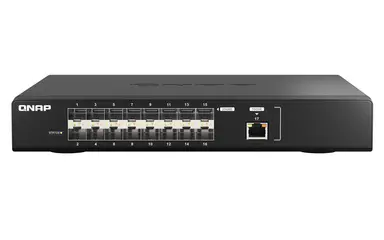 QNAP QSW-M5216-1T, Rackmount Managed Switch, 16-Ports 25GBE SFP28, 1-Port 10GBE