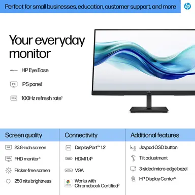 HP Sbuy S3 Pro 324PF 23.8 in FHD Monitor - C, image 6