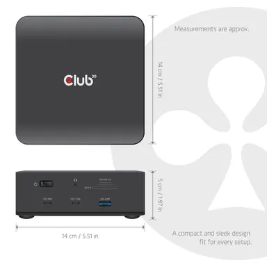 Club 3D B.V The CLUB3D IS A Certified Thunderbolt 5 13-IN-1 Docking STATION. IT Fea, image 6
