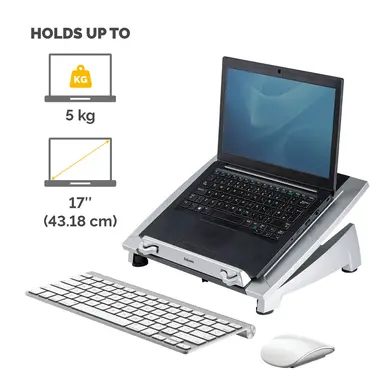 Fellowes Height Adjustment Raises Laptop Screen to Eye-Level. in-Line Document Holder, image 7
