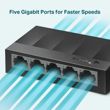 Omada Networks by TP Link 5-Port Gigabit Desktop Switch, image 7