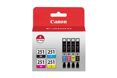 Canon Inkjet CLI-251 4 Color Ink Pack for the Canon MG6320, IP7220, MG5420, MX922, MG7120, MG, image 4