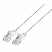 Intellinet Cat6 U/UTP Slim Network Patch Cable, 1.5 FT., White, image 3