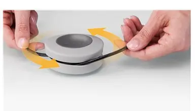Targus Wrap-N-Go Cable Manager with Suction Cup (Gray), image 8