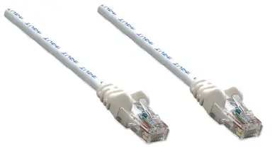 Intellinet 14 FT White Cat5e Snagless Patch Cable, image 7