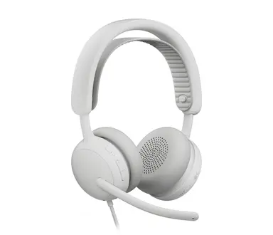 Logitech Zone Wired 2 Headset for Business (Teams Version) - Off-White, image 6