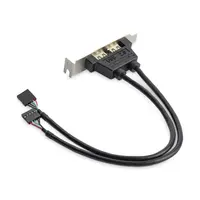 StarTech.com 2-Port USB a Female Low Profile Slot Plate Adapter - Add Two Extern, image 3
