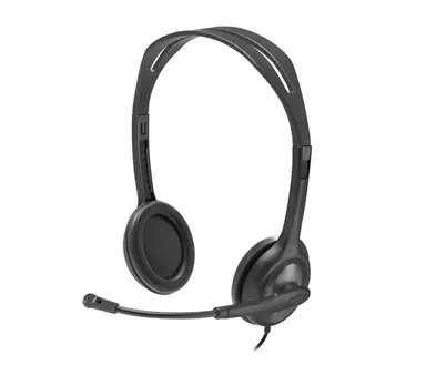 Logitech H111 Wired 3.5 MM Headset with Microphone for Educational Use - Black, image 4