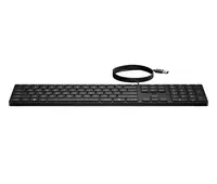 HP Wired Desktop 320K Keyboard - Enjoy a Comfortable Fit with a Reduced-Sized KE, image 3