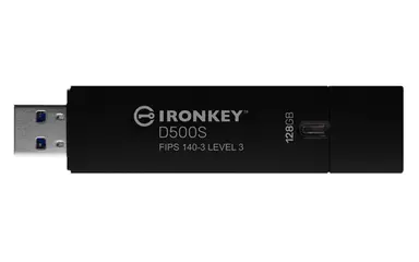 Kingston 128GB Ironkey D500S Fips 140-3 LVL 3 (Pending) AES-256, image 3