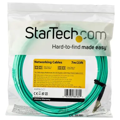 StarTech.com 7M (22 ft) OM3 Multimode LC/LC-UPC Fiber Cable; 1/10/40/100 Gbps Full Duplex; 50/, image 8