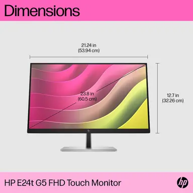 HP E24T G5 Monitor - LCD Monitor - Flat - 1920 × 1080 - 23.8 in - 5MS Response, image 8