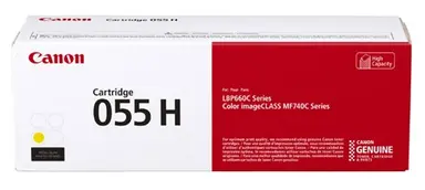 Canon Laser 055 Black Toner Cartridge, High Capacity - for Use with LBP664CDW, MF741CDW, MF7