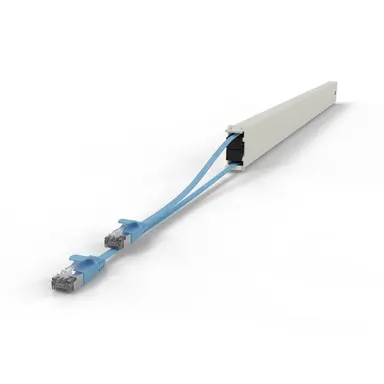 Synergy Micro Solution Patchbox.one Blue 46RU Long Range CAT.6A Cassette the Flat CAT.6A Cable Inside, image 8